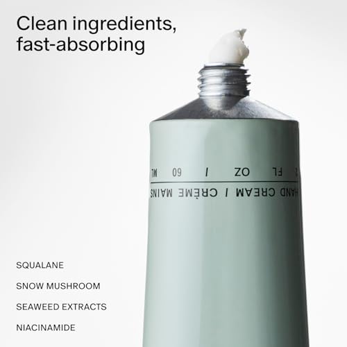 Salt & Stone Hand Cream for Women & Men | Hydrates, Nourishes & Softens Skin | Restores Dry Cracked Hands | Fast-Absorbing | Cruelty-Free & Vegan | Bergamot & Hinoki 2 fl oz
