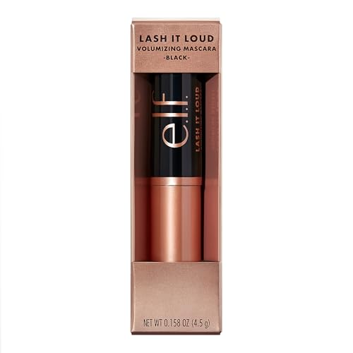 e.l.f. Lash It Loud Mini Mascara - Volumizing & Pigmented Black Formula