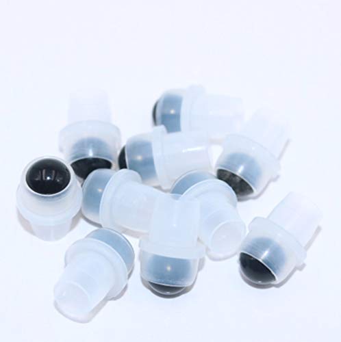 Furnido Black Obsidian Crystal Roller Balls for Essential Oils - 10 Pack