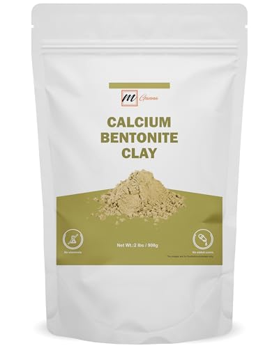 Calcium Bentonite Clay 32 Ounce for Facial Masks & Body Wraps