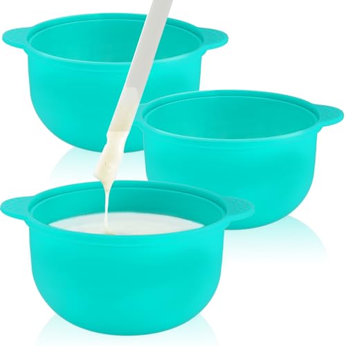 3 Pack Silicone Wax Pot Replacements, 14 oz for Hair Removal Wax Warmers