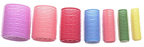 Diane Self Grip Rollers - Blue, 1 1/8” Size, 5 Pack