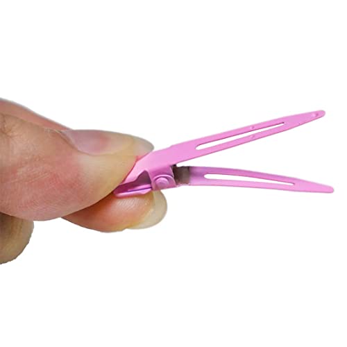 Bandenger 1.8-Inch Alligator Curl Clips - 100 Pack Metal Duckbill Hair Pins