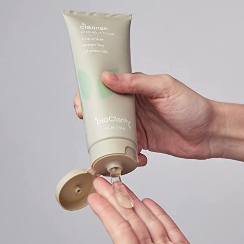 BioClarity Face Cleanser | Vegan Gentle Wash for Sensitive Oily Skin
