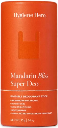 Super Deo Invisible Natural Deodorant Stick - Aluminum-Free Whole Body Care