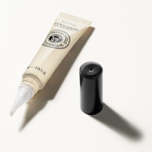 L'OCCITANE Shea Nail & Cuticle Oil, Nourishing Brush-On Moisture for Stronger & Healthier Nails, Hydrating Care for Manicures with Almond Oil, Vegan
