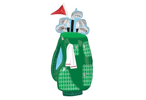 Realistic Golf Bag Foil Balloon - 37 Inch Party Decoration