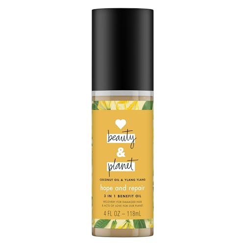 Love Beauty and Planet 3-in-1 Coconut & Ylang Ylang Hair Repair Oil, 4 oz