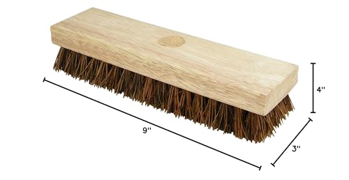 Quickie Heavy Duty Scrub Brush with Coarse Fibers - 9 Inch