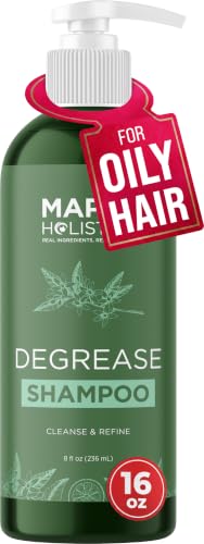 Clarifying Shampoo for Oily Hair & Scalp - Citrus, 16 Fl Oz - Vegan & Sulfate Free