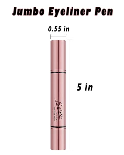 Jumbo Ink Tank Dual-Ended Eyeliner with Cat Eye Stamp