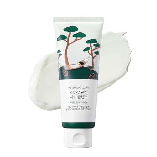 ROUND LAB Pine Cica Cleanser - Acne Face Wash with Salicylic Acid & Hyaluronic Acid, 150ml