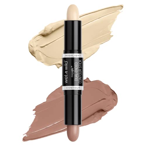 Wet n Wild MegaGlo Dual-Ended Contour Stick Light/Medium Cruelty-Free 1 Pack