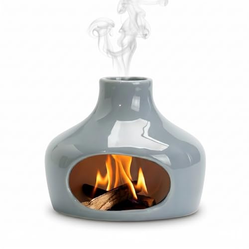 Ceramic Palo Santo Incense Holder with Chimney Burner