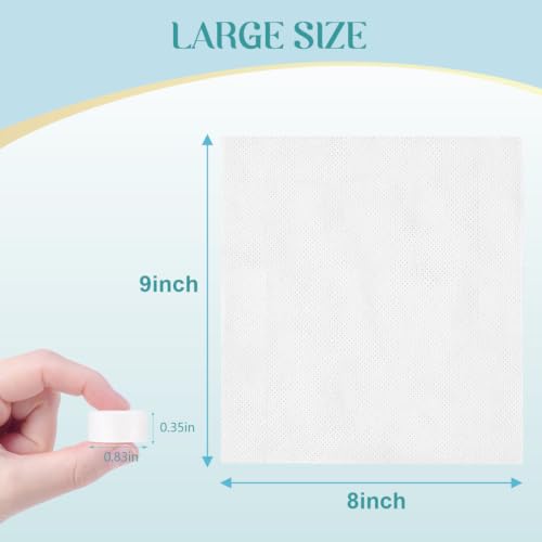 AIDEA 100PCS Compressed Face Towels - Portable Disposable Washcloths