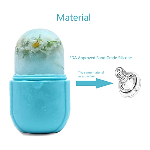 IMEASY Facial Ice Roller for Face and Body - Reusable Silicone Skin Tool