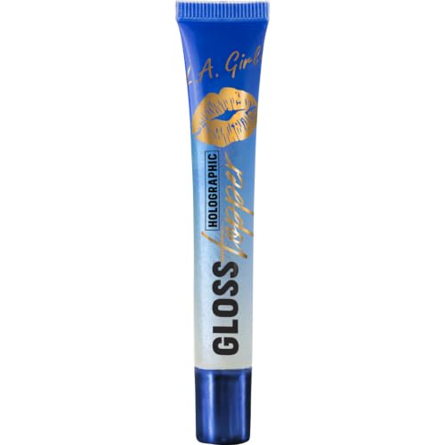 L.A. Girl Kaleidoscope Holographic Blue Lip Gloss Topper 0.34 Fl Oz - Vegan & Cruelty-Free