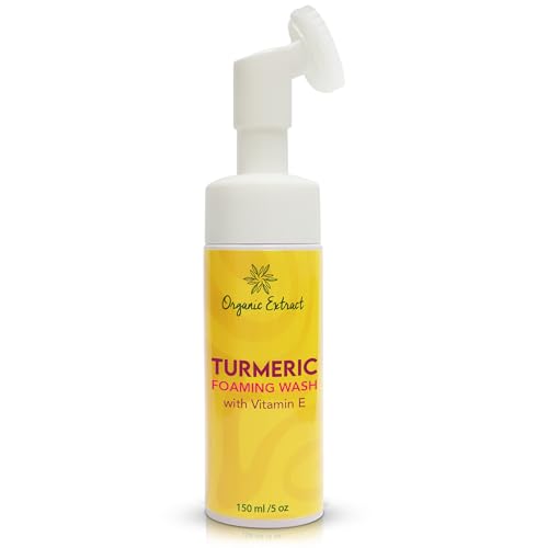 Turmeric Kojic Acid Foaming Face Wash - Gentle Brightening Facial Cleanser