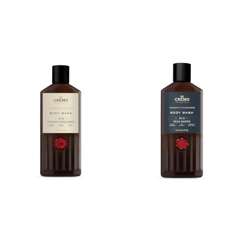 Cremo Men's Body Wash Bundle with Italian Bergamot & Palo Santo - 2 x 16 Fl Oz