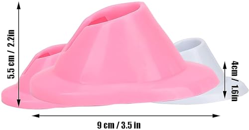 GANPUB 2-Pack Soft Rubber Nail Polish Bottle Holder Set