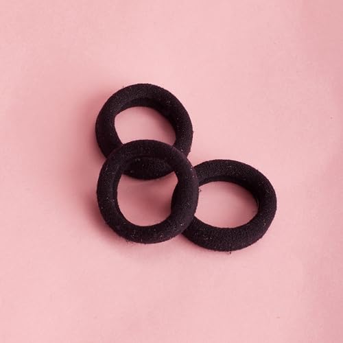 Goody ComfortFlex Ouchless Hair Elastics, Black, 12 Count