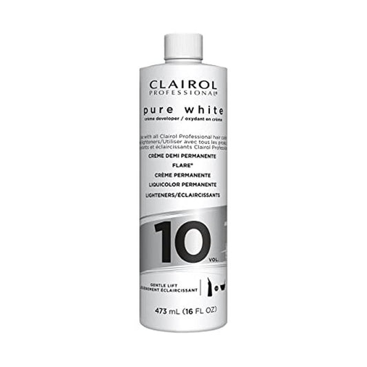 Clairol Professional Pure White 10 Volume Hair Developers for Lightening & Gray Coverage
