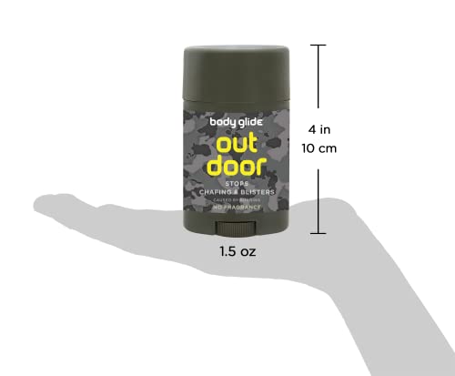 Body Glide For Her Anti Chafe Balm 0.8oz & Outdoor Anti Friction Stick 1.5oz Set