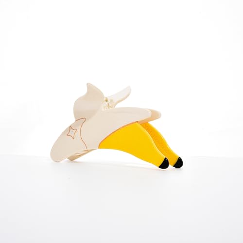 Banana Acetate Fruit Hair Claw Clip for Women - Fun Small Hair accessory