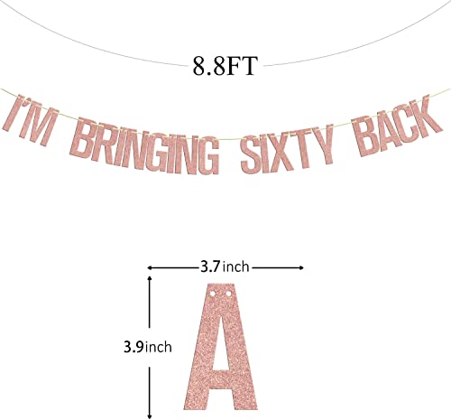I'm Bringing Sixty Back Banner - 60th Birthday Party Decor