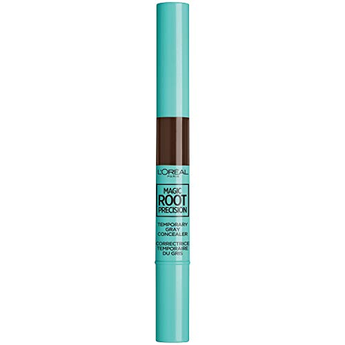 L'Oreal Paris Magic Root Precision Pen - Temporary Gray Hair Concealer, Medium Brown, 0.05 fl oz