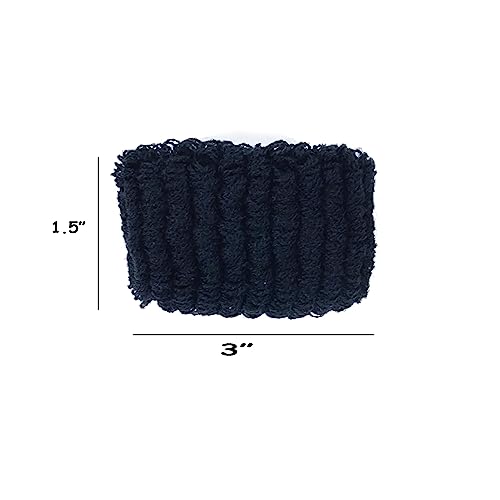 Bulk 12 Pack Large Soft Towelling Hair Ponytail Bands - Color D