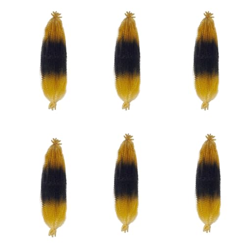 Afro Twist Hair Extensions 24 Inch 6 Pack - Pre-Separated 1B-27-613