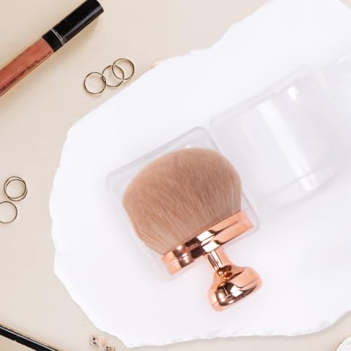BABYSHEEP Rose Gold-Gold Body Makeup Brush for Self Tanner & Bronzer with Protective Case