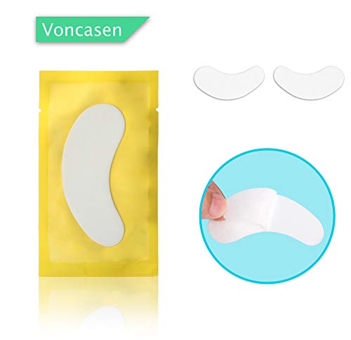 Gold Under Eye Gel Pads - 100 Pairs for Eyelash Extensions