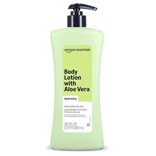 Amazon Essentials Aloe Vera Hydrating Body Lotion, 20.3 Fl Oz