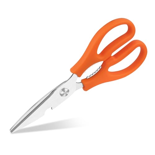 Sairps 8.14-Inch Stainless Steel Kitchen Scissors - Dishwasher Safe