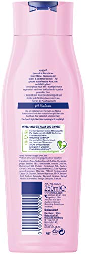 Nivea Hairmilk Natural Shine Shampoo for Dull & Dry Hair - 250ml