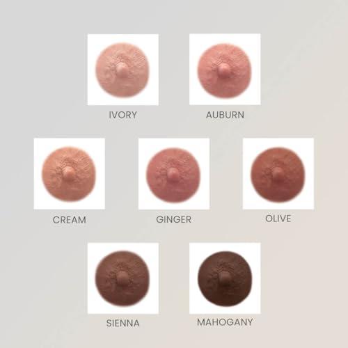 TataTattoos Realistic Nipple & Areola Tattoos - Light Shades Variety Pack, Medium