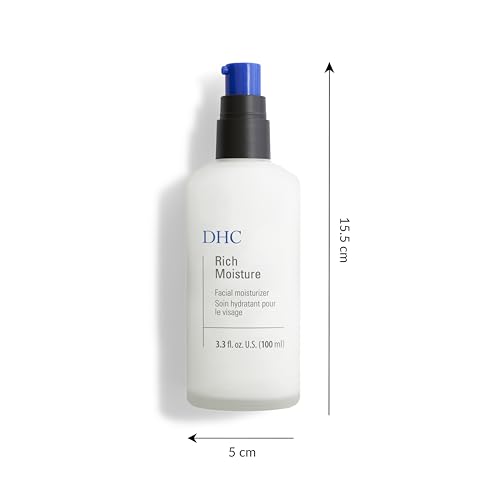 DHC Rich Moisturizer - Lightweight Hydrating Face Cream for Dull Skin, 3.3 oz