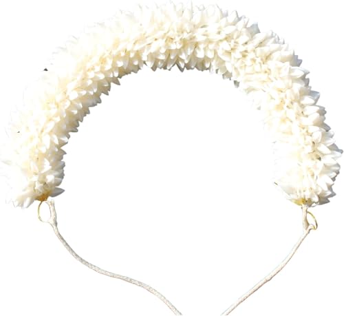 Artificial Jasmine Gajra Veni for Hair Bun - 10 Inch Traditional Indian Accessory