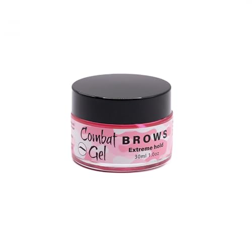 Combat Brow Gel Pink - Long Lasting Extreme Hold Eyebrow Styling Product
