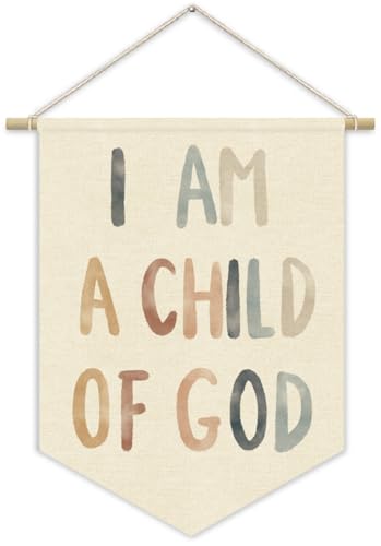 I Am A Child Of God Banner | Boho Nursery & Classroom Decor