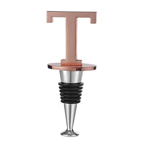 Personalized Rose Gold Wine Bottle Stopper - Funny Prosecco Gift