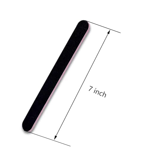 21 Pcs Double-Sided Nail Files 100/180 Grit for Manicures