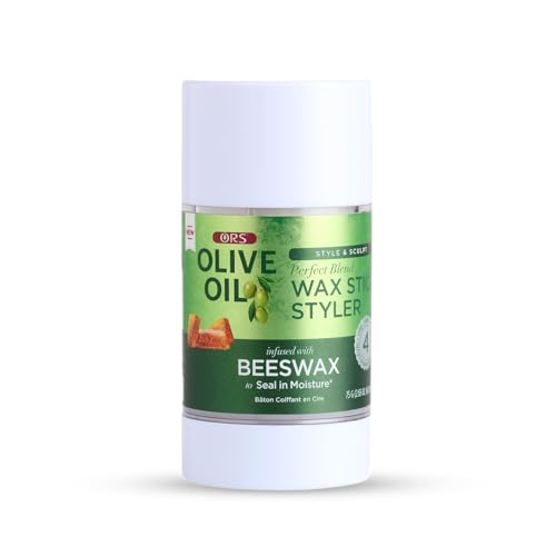 Olive Oil Wax Stick Styler & Nourishing Sheen Spray Bundle for Hair Care