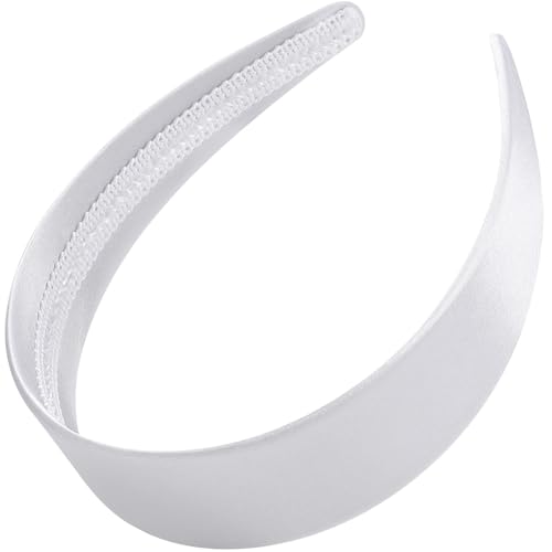 WantGor Satin Wide Headband for Women - Non-Slip Hair Accessory
