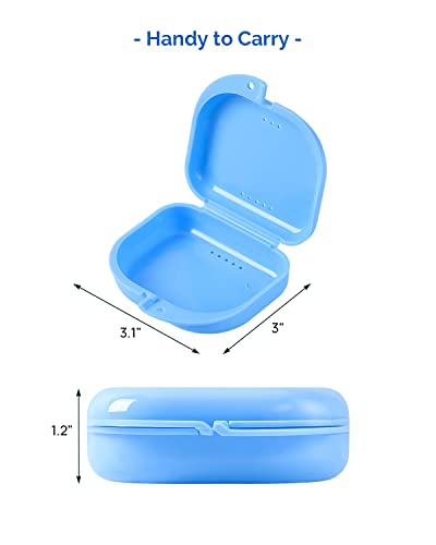 JMU Orthodontic Retainer Case with Vent Holes - 4 Pack