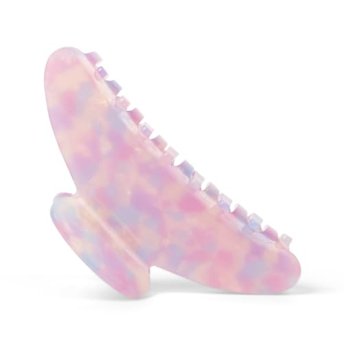 Large Unicorn Claw Clip with Iridescent Marble Pattern - Hair Accessories