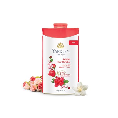Yardley London Royal Red Roses Perfumed Beauty Talc 100g