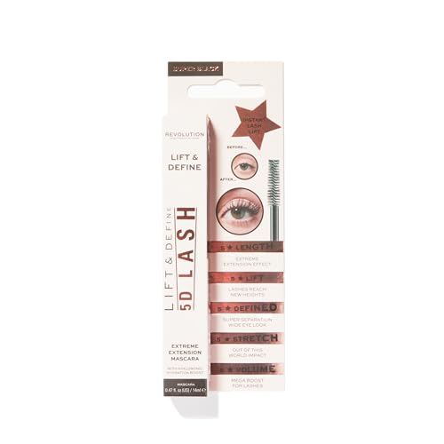 Revolution 5D Lash Mascara - Lengthening & Volumizing, Vegan